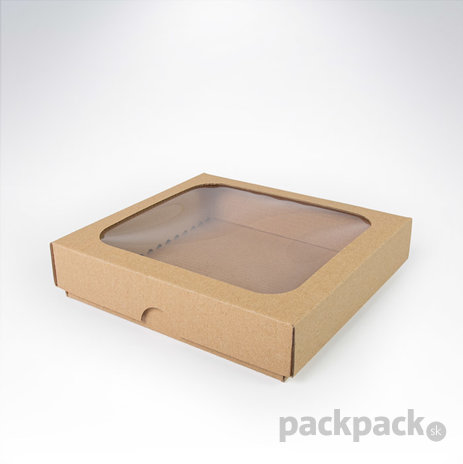 Krabička s okienkom 150x150x35 - krabicka-s-okienkom-OK034