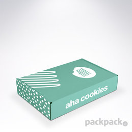 Potlač krabice aha cookies