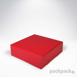 Krabička 209x208x65 Červená